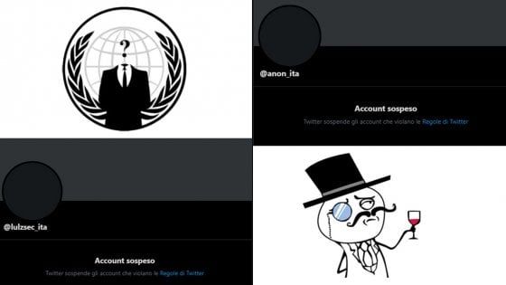 Twitter blocca gli hacker italiani, LulzSec e Anonymous: "Censura senza spiegazioni"