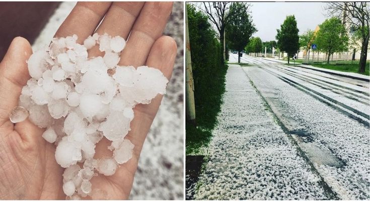 La grandinata di primavera: in Lombardia strade imbiancate