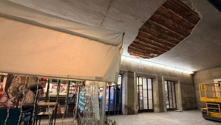 Firenze, cade intonaco dal soffitto della stazione Santa Maria Novella