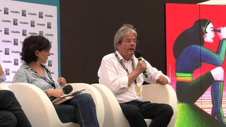 RepIdee25, Gentiloni: "Oggi il partito della legge siamo noi, non la destra"