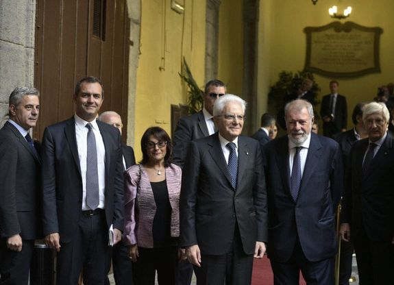 Mattarella a Palazzo Filomarino per il convegno su Benedetto Croce