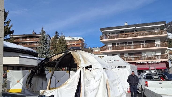 Crans-Montana, incendio al memoriale delle vittime: la causa potrebbe essere una candela accesa