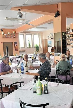 Pranzo alla Bocciofila Nord<br />belle frasche, cibi mordi-e-vai