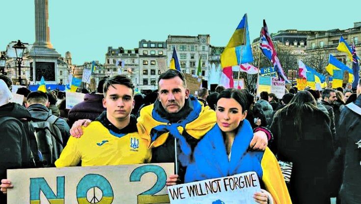 Andriy Shevchenko: "Questa guerra è inumana. Ora aiutate il popolo ucraino"