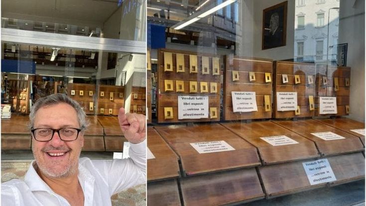 Il cliente misterioso della libreria Hoepli: “Ha comprato tutti i libri in vetrina, 200 volumi portati via in taxi”