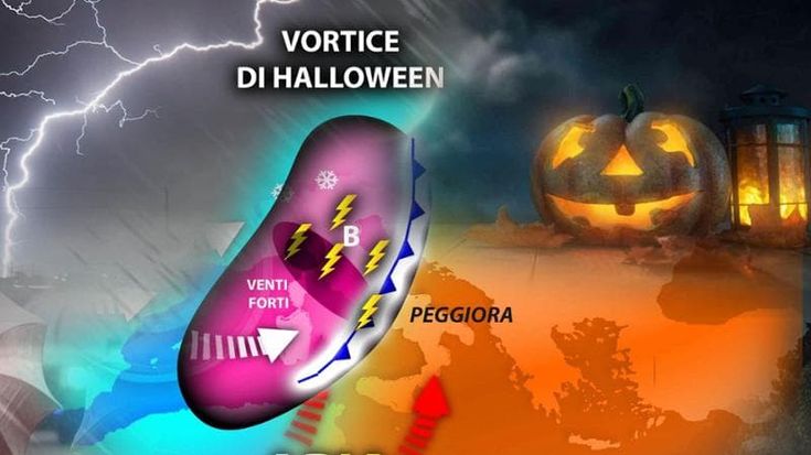 Previsioni meteo, weekend col bel tempo ma col ciclone di Halloween da lunedì cambia tutto