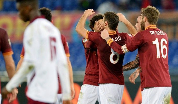 Roma-Livorno 3-0: giallorossi sul velluto, Perotti ko alla prima
