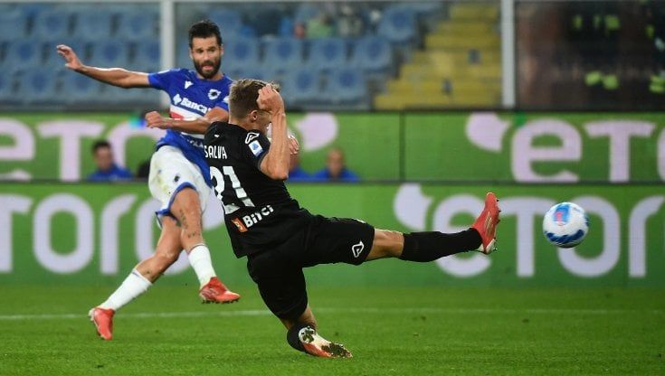 Sampdoria-Spezia 2-1, Candreva rilancia i blucerchiati