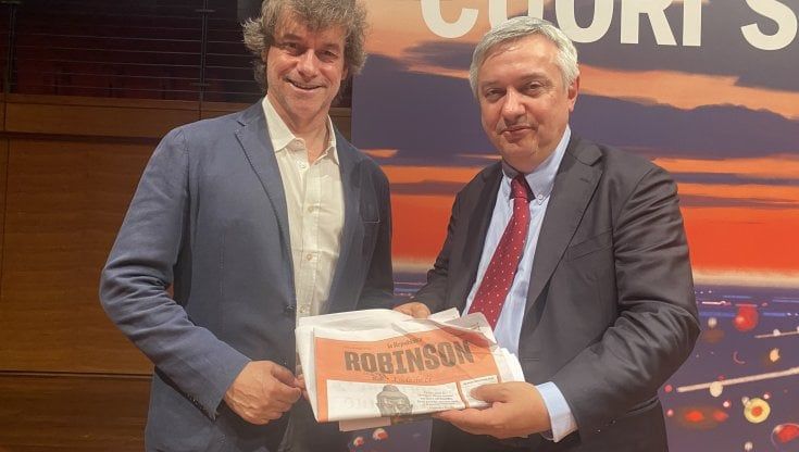 Salone del libro di Torino 2022, Alberto Angela con il direttore Molinari: "Un libro è un'intera civiltà"