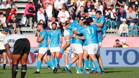Mondiale, prima sorpresa: Uruguay batte le Fiji