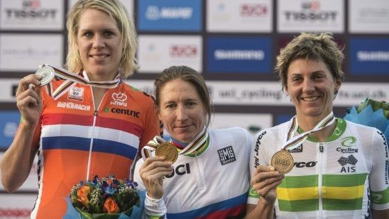 Ciclismo, Mondiali: Neben fa il bis nella crono donne dopo 8 anni
