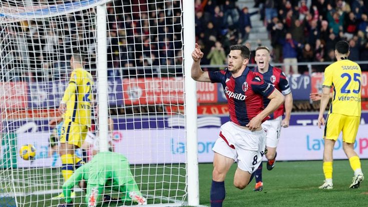 Bologna-Verona 2-0: rossoblù inarrestabili e soli al quarto posto. Decidono Fabbian e Freuler