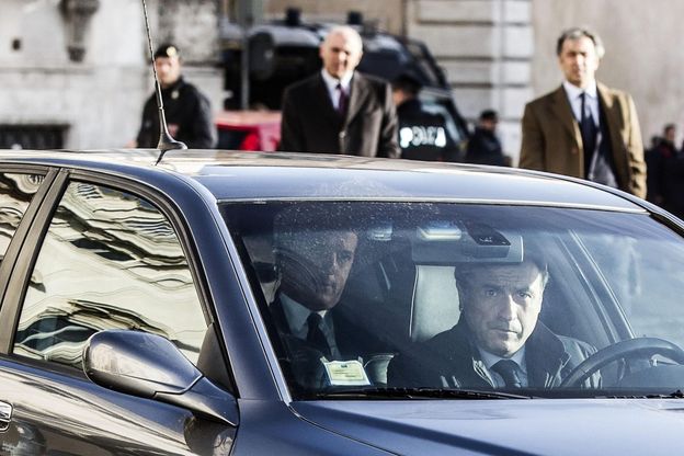 Renzi, l'arrivo al Quirinale