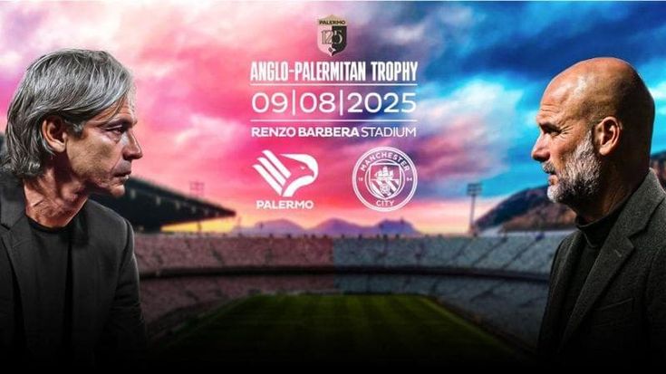 Il Palermo sfida al Barbera il Manchester City di Pep Guardiola