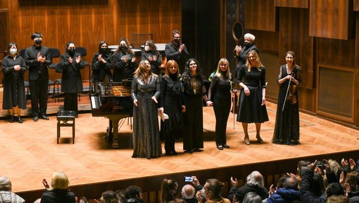 Napoli, musiciste ucraine e russe al Conservatorio: 'O sole mio e l'Inno alla gioia per la pace