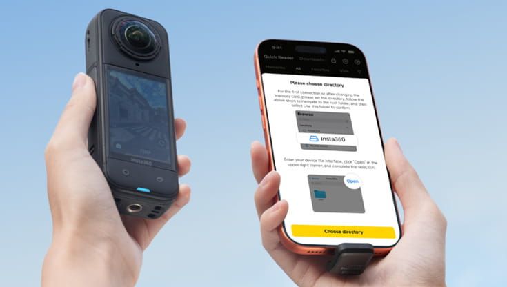 Insta360 Quick Reader da 512 GB, la prova: un SSD minuscolo che trasferisce le riprese senza stress