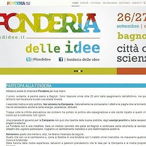 Pd, ecco il sito internet<br />della Fonderia delle idee