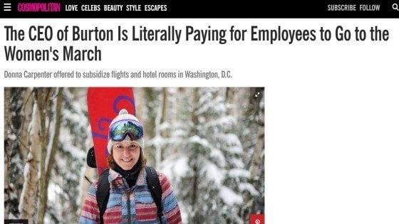 Marcia delle donne contro Trump, la manager paga viaggio e hotel alle dipendenti