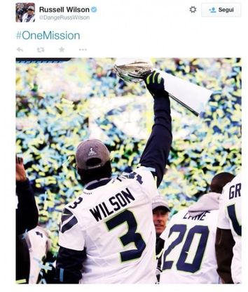 Nfl, il mondo di Wilson sui social network: l'assistenza a chi soffre, il team e il Super Bowl