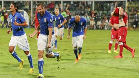 Italia-Azerbaigian 2-1, fa tutto Chiellini