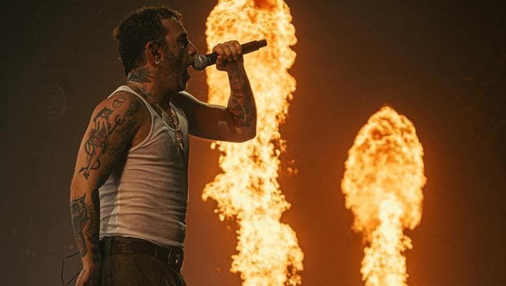 Salmo in concerto al Palasele: “Il palco, la mia isola felice”