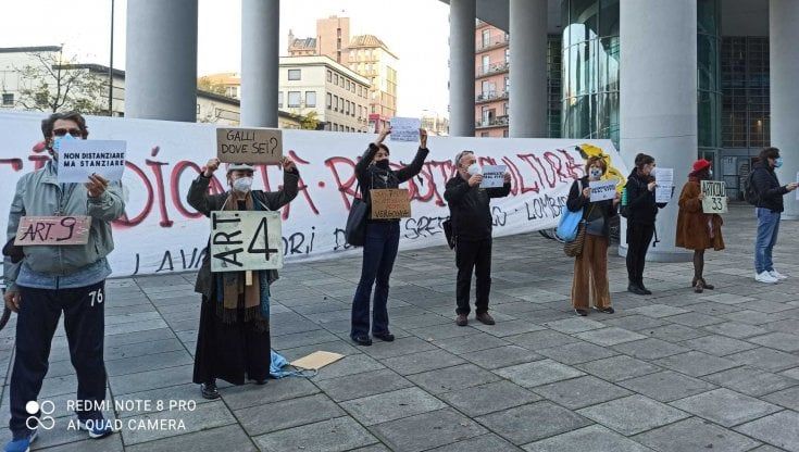 I lavoratori dello spettacolo sono tornati in piazza: "Ci ritengono sacrificabili"