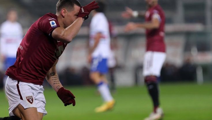 Torino-Sampdoria 2-2: Meité salva i granata da un nuovo ko
