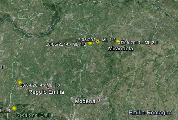 Monitoraggio sismico, ogni giorno le mappe online