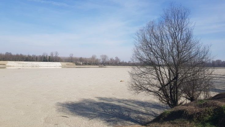 Il Po è a secco: la siccità colpisce la Pianura Padana