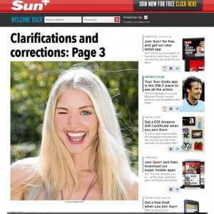 Gb: altro che svolta, donna in topless a pagina 3 del "Sun"
