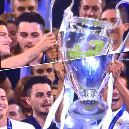 Finale Champions, italiano elude i controlli e festeggia con i giocatori del Real Madrid