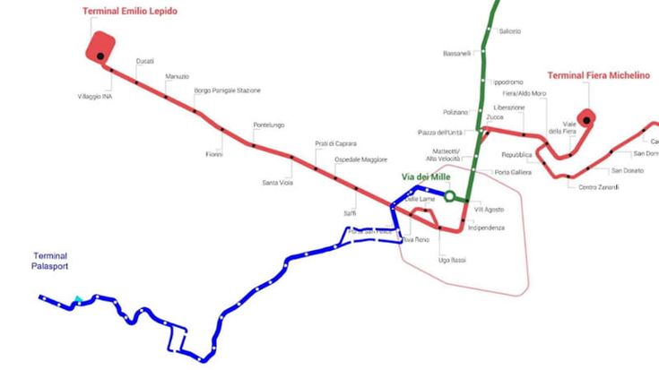 Tram Bologna, il nuovo tracciato: ecco dove passerà la linea Blu per collegare Casalecchio al centro
