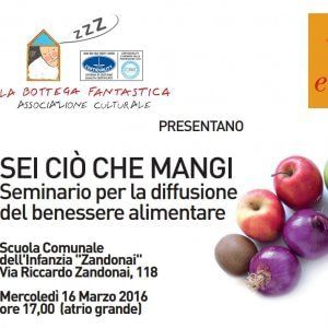 Roma, seminario "Sei ciò che mangi"