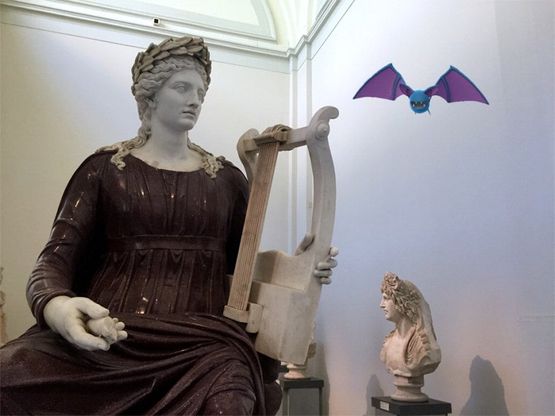 I Pokemon nei musei di Napoli