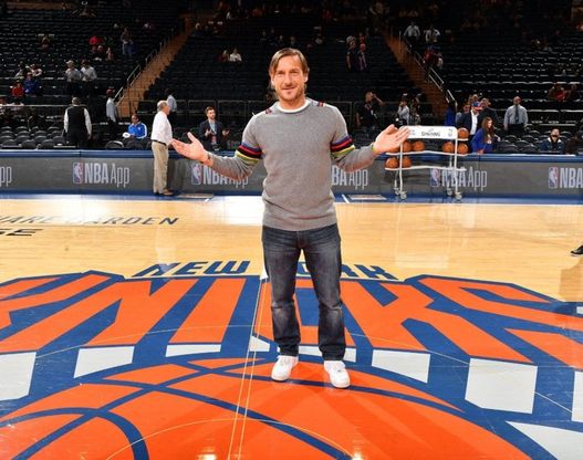 Totti a New York, Nba gli rende omaggio