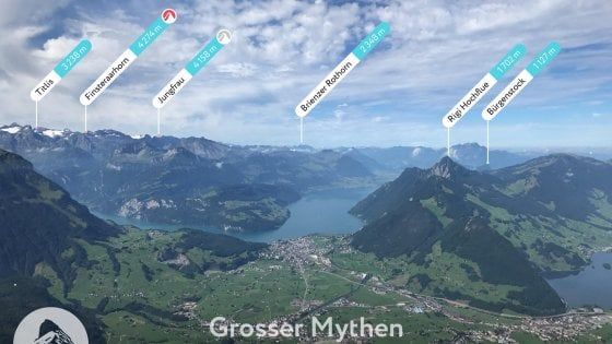 Che monte è quello laggiù? Lo inquadri con lo smartphone e un'app ti svela tutto