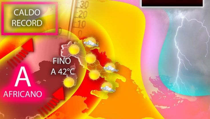 Previsioni meteo, da giovedì avanza l'Africano: entro il 20 luglio attesi picchi fino a 42°C
