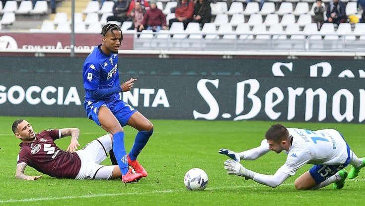 Torino-Empoli 1-1: Lukic al 90' risponde a Destro
