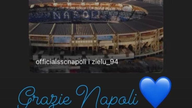 Il Napoli saluta Piotr Zielinski con un video sui social: "Sarai sempre nella storia del club"