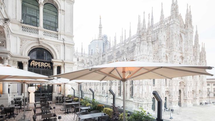Milano in terrazza: Aperol, l’altra faccia di piazza Duomo