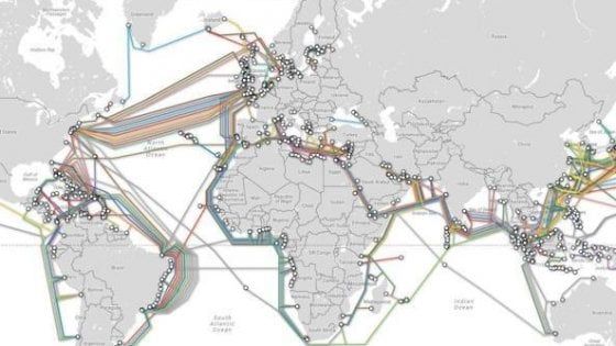 L'innalzamento degli oceani può sommergere i cavi Internet in soli 15 anni