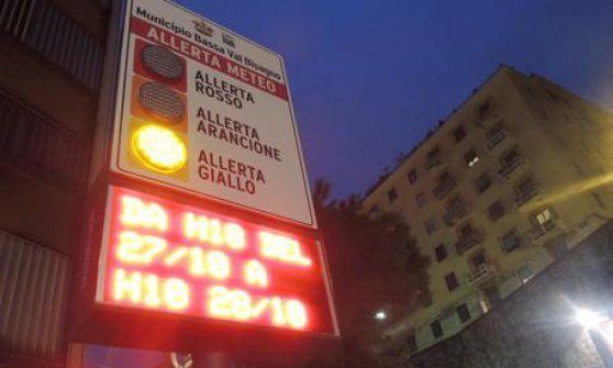 Liguria, allerta gialla per temporali dalle 9 di domani