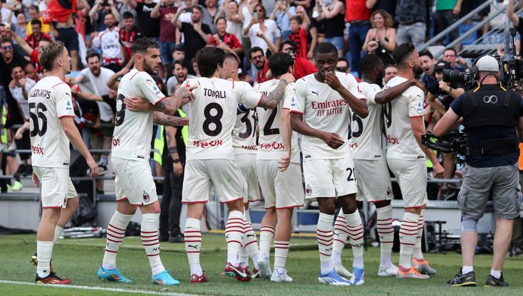 Milan campione d'Italia, le immagini della vittoria con il Sassuolo