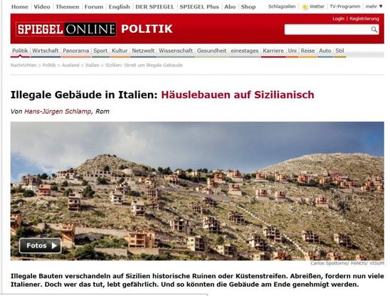 Der Spiegel: Sicilia assediata dagli scheletri di cemento