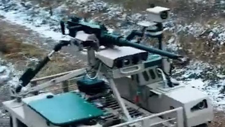 Ucraina: le forze armate presentano Droid, il nuovo robot da combattimento