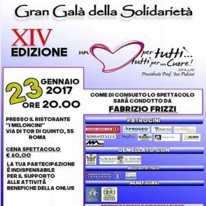 Roma, il 23 gennaio "Gran Gala della Solidarietà" per i bambini cardiopatici