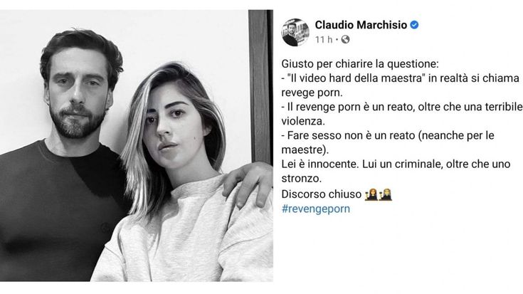 Marchisio in difesa della maestra d'asilo finita alla gogna: "Il reato non è il video hard, ma il revenge porn dell'ex"