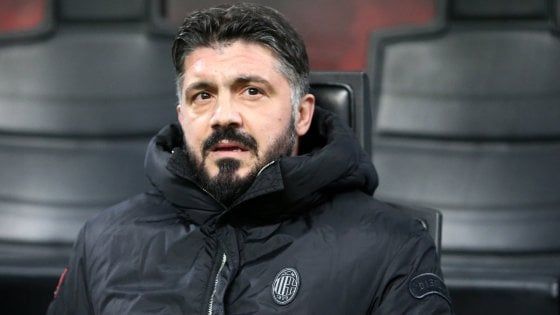 Milan, Gattuso e la corsa Champions: "Con l'Atalanta servirà l'elmetto"