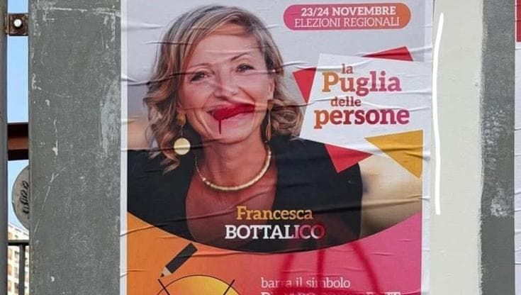 I messaggi sessisti sul manifesto di Francesca Bottalico: “Ma non cancelleranno il mio sorriso”