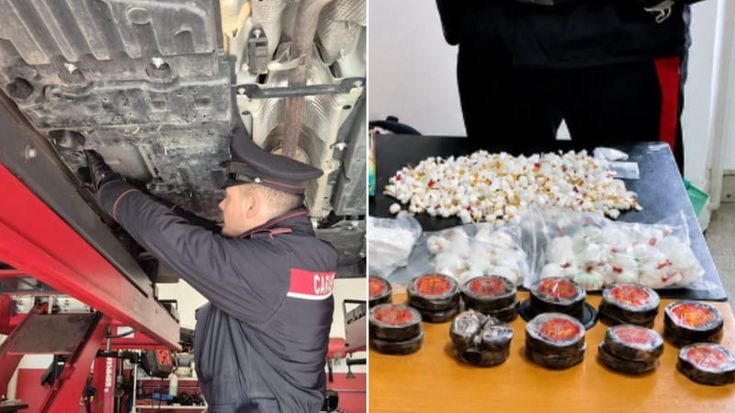 Santa Marinella, l’auto “truccata” con il vano invisibile: trovati cinque chili di droga